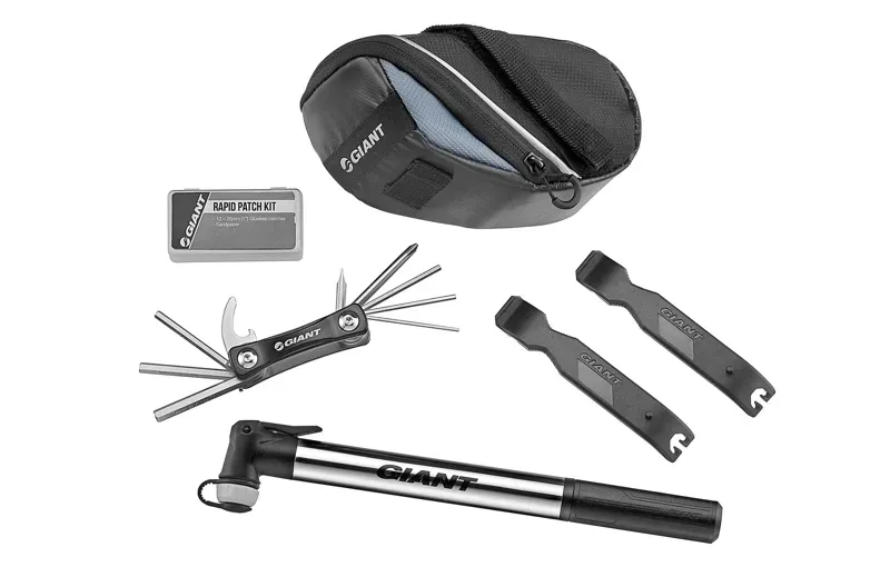 2020 Giant Quick Fix Combo Kit With Mini Pump in Black/Silver