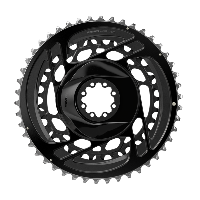 CHAIN RING ROAD 48/35T DM KIT NON-POWER FORCE D2 BLACK-1