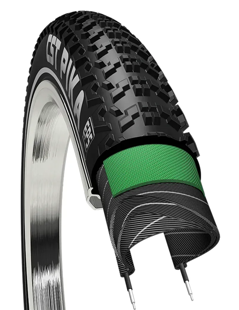 CST Pika 700x42 Wire 60tpi EPS Puncture Protection Tire in Black