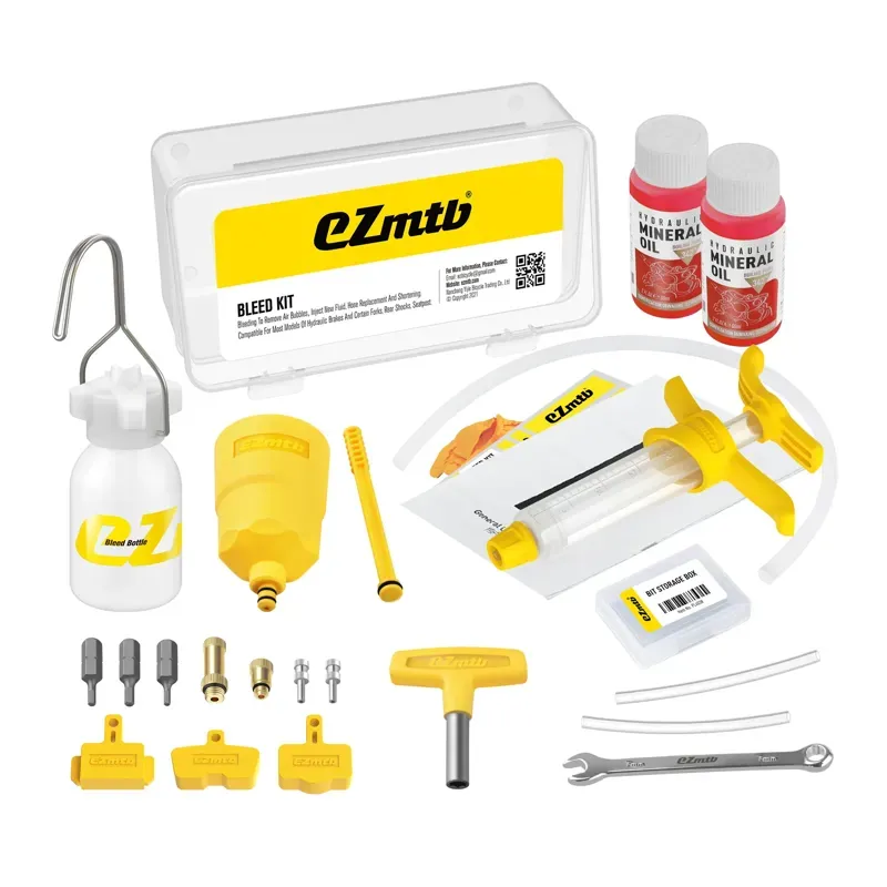 Ezmtb Shimano Compatible Bleed Kit in Yellow