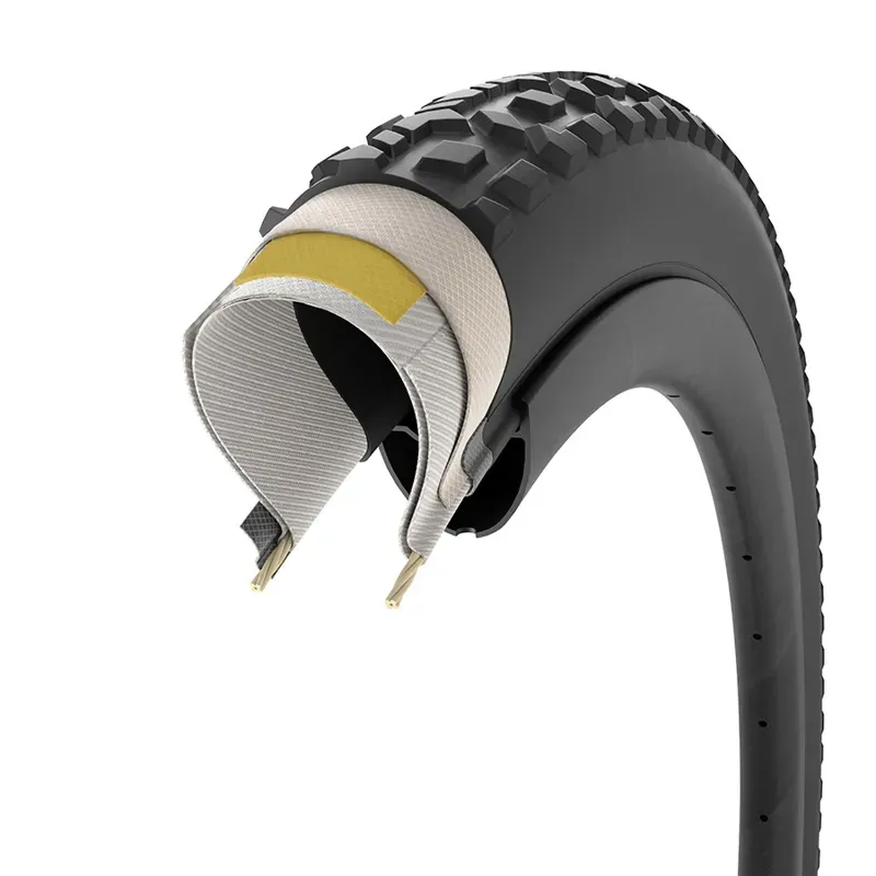 Pirelli Cinturato Gravel M HP-Line 700x45c Grav. Tire in Black/Tanwall-3