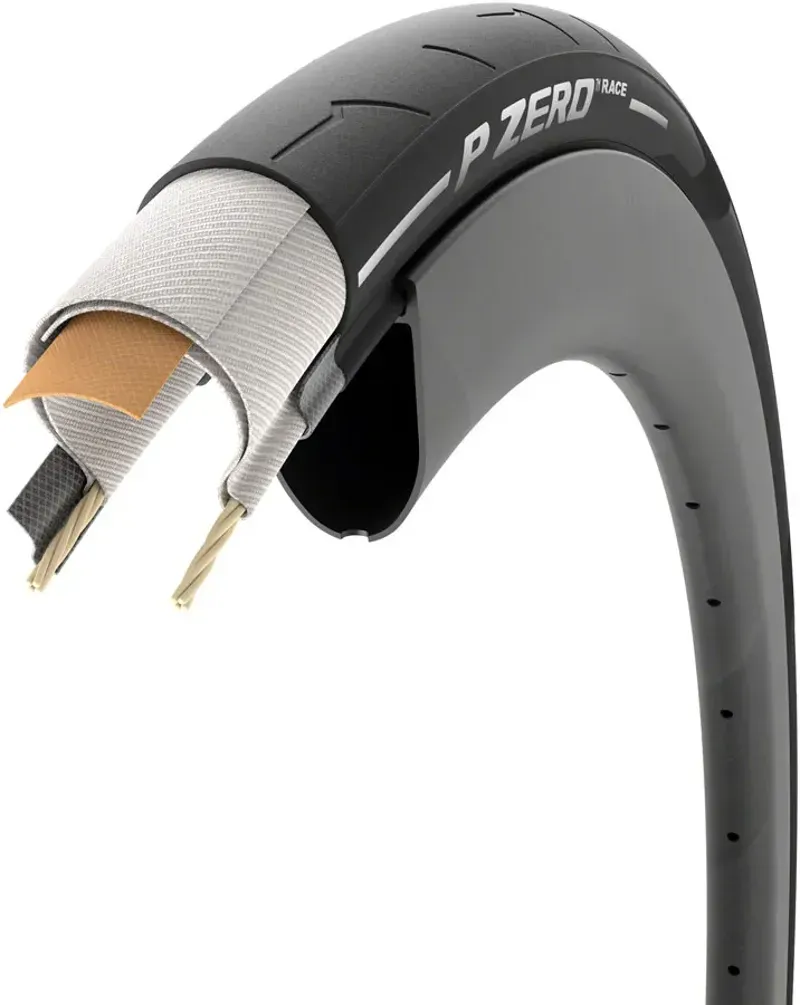 Pirelli P ZERO Race 700x28c Clincher Folding Tire in Black-3