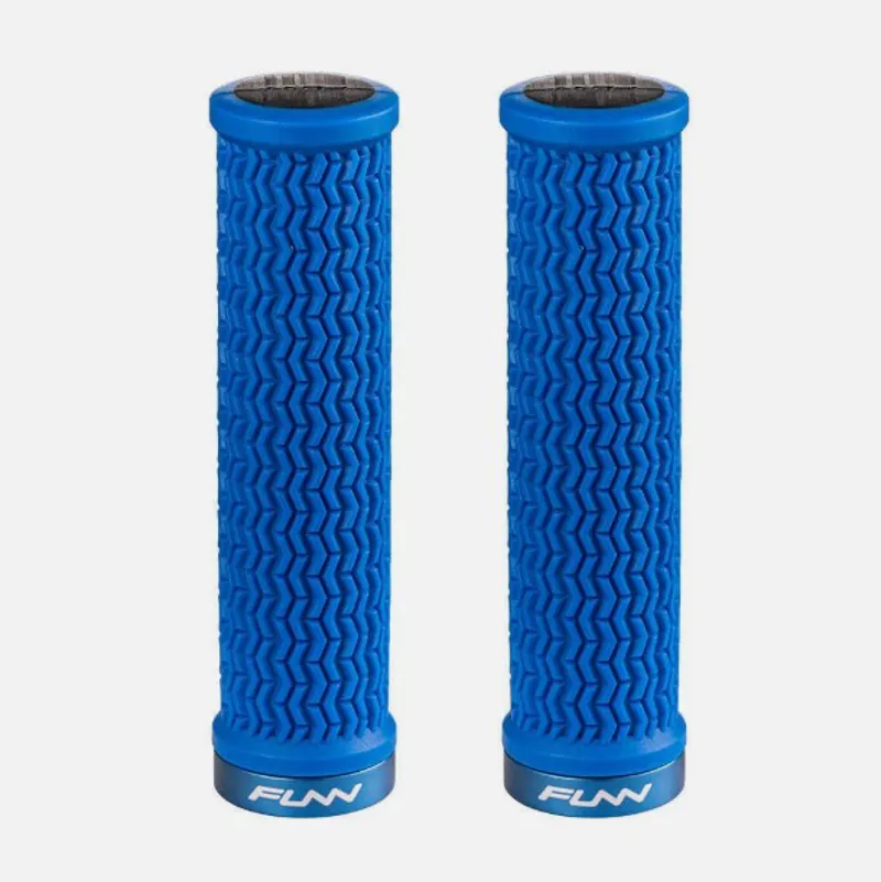 FUNN Grips - Holeshot - One Sided Lock - Triple Fin - 30.5mm - Blue