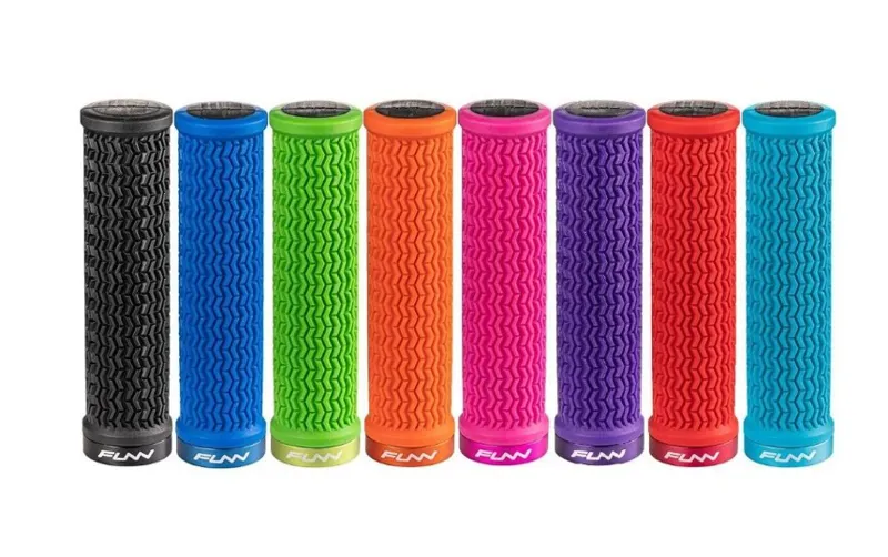 FUNN Grips - Holeshot - One Sided Lock - Triple Fin - 30.5mm - Blue-1